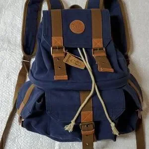 Rakuda Cargo Vintage Canvas Travel Backpack Rakuda Canvas Backpack - Etsy main image 3